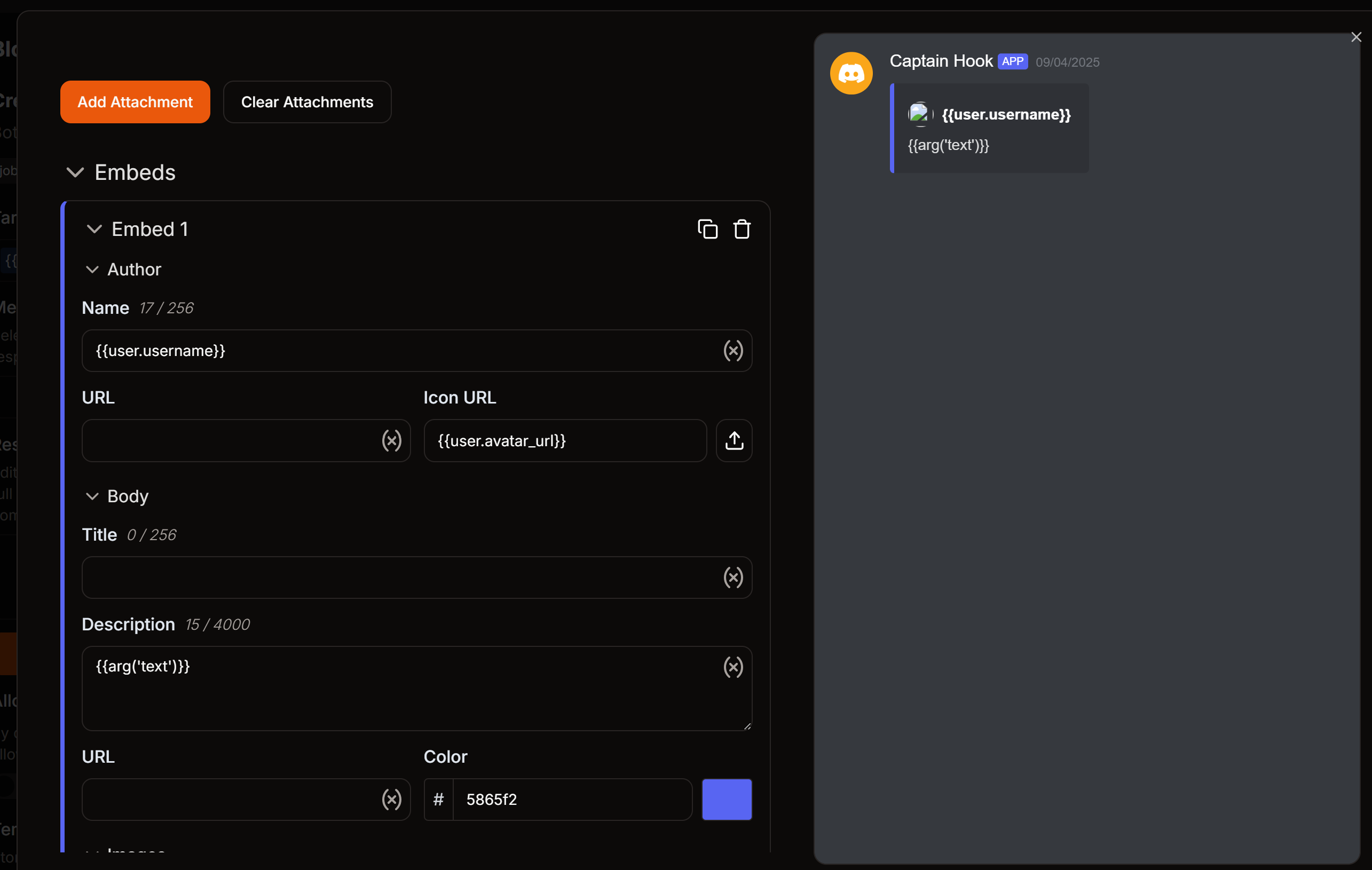 Echo Embed Example