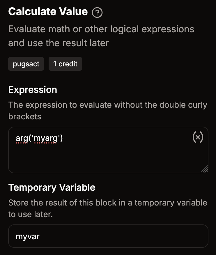 Calculate Contextual Variable